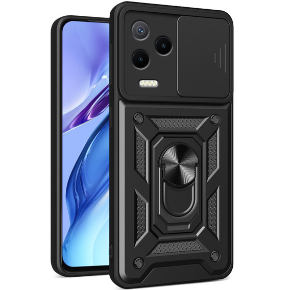 Etui pancerne do Infinix Note 12 2023, CamShield Slide, czarne