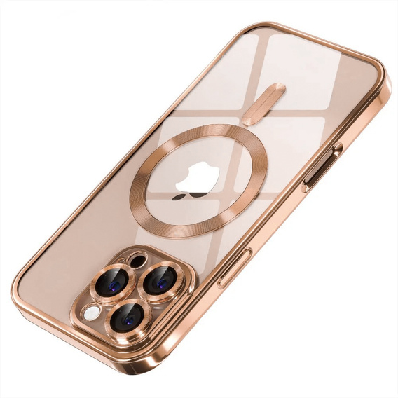 Etui do iPhone 16 Pro, Electro MagSafe, desert titanium + Szkło na ekran