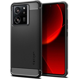 Etui Pancerne Spigen Rugged Armor do Xiaomi 13T / 13T Pro, Czarne