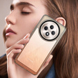 Etui do Oppo Reno 12FS / 12F, Fusion Hybrid, przezroczyste / czarne