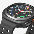 Etui Ringke do Samsung Galaxy Watch Ultra 47mm (2025 / 2024), Slim, czarne + Szkło Hartowane