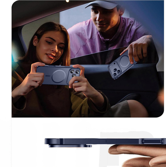 Etui Metal Frame do MagSafe do iPhone 17 Pro Max