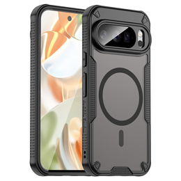 Etui pancerne do Google Pixel 10 Pro, do MagSafe, matowe, czarne