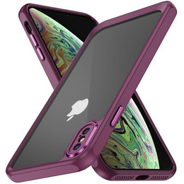 Etui do iPhone XS Max, ERBORD Impact Guard, bordowe