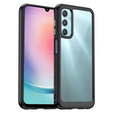 Etui do Samsung Galaxy A25 5G, Fusion Hybrid, przezroczyste / czarne + szkło 9H