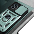 Etui pancerne do Xiaomi Redmi Note 12 4G, CamShield Slide, zielone