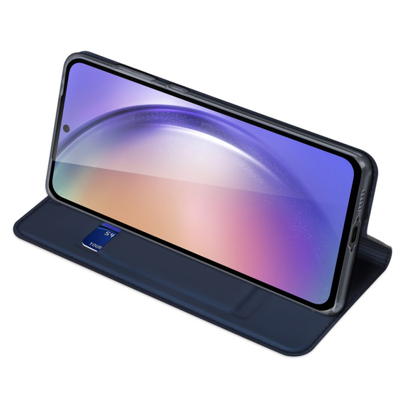 Etui Dux Ducis do Samsung Galaxy A55 5G, Skinpro, granatowe