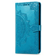Etui z klapką do Samsung Galaxy A53 5G, Mandala, niebieskie