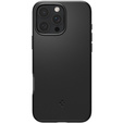 Etui Spigen do iPhone 16 Pro Max, Thin Fit Mag, czarne + Szkło hartowane 9H