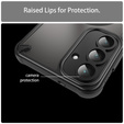 Etui pancerne do Samsung Galaxy S25 FE, do MagSafe, matowe, czarne