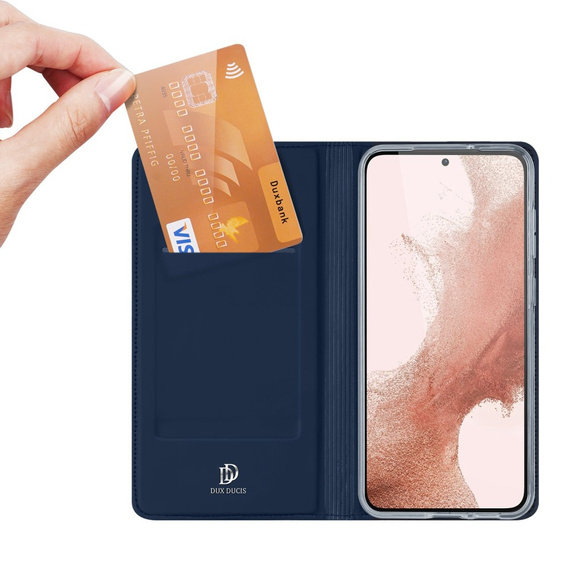Etui Dux Ducis do Samsung Galaxy S23 Plus, Skinpro, granatowe