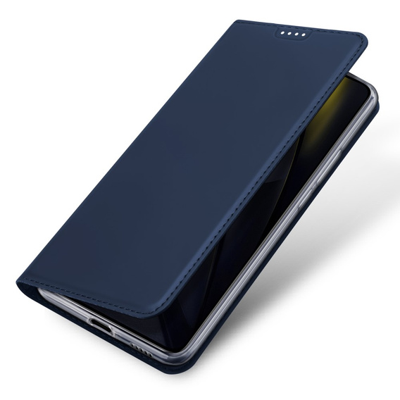 Etui Dux Ducis do Xiaomi Poco F6, Skinpro, granatowe
