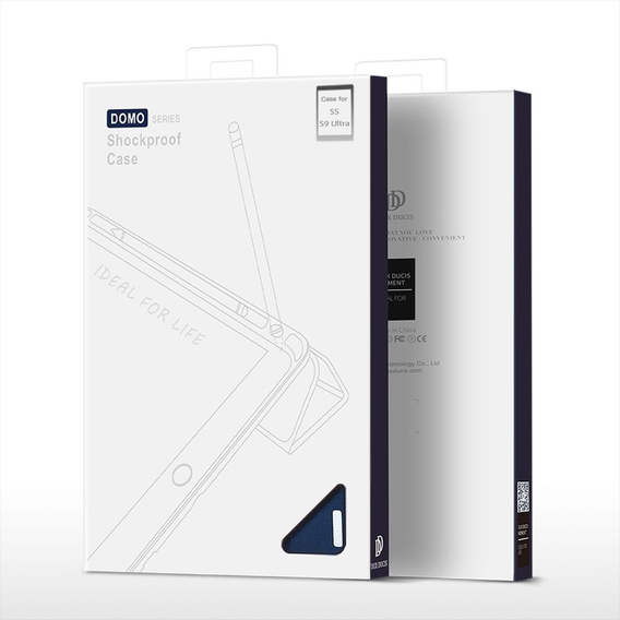 Etui do Samsung Galaxy Tab S9 Ultra 14.6", Dux Ducis Domo, niebieskie