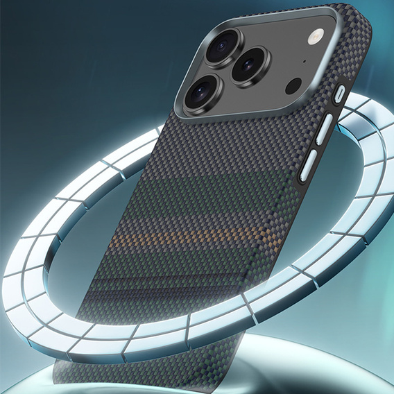 Etui BENKS Kevlar Magnetic Armor Pro Aurora 600D C070 do MagSafe do iPhone 17 Pro Max