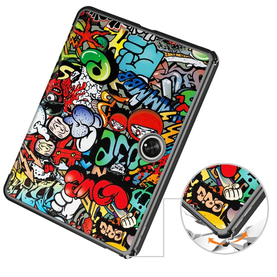Etui do OnePlus Pad, Smartcase, graffiti