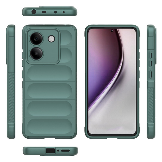 Etui do Xiaomi Poco M7 Pro 5G, Gaming Shockproof, zielone