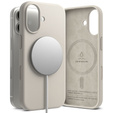 Etui Ringke do iPhone 17, Silicone MagSafe, Stone