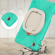 Etui dla dzieci do Samsung Galaxy Tab A7 Lite 8.7 T220/T225, Pancerne, dziecięce, Zielone / Szare