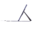 Etui z klawiaturą do iPad 11" 2025 A16 (11 gen.) / iPad 10.9" 2022 (10 gen.), Rotary 360° Leather Touchpad, fioletowe