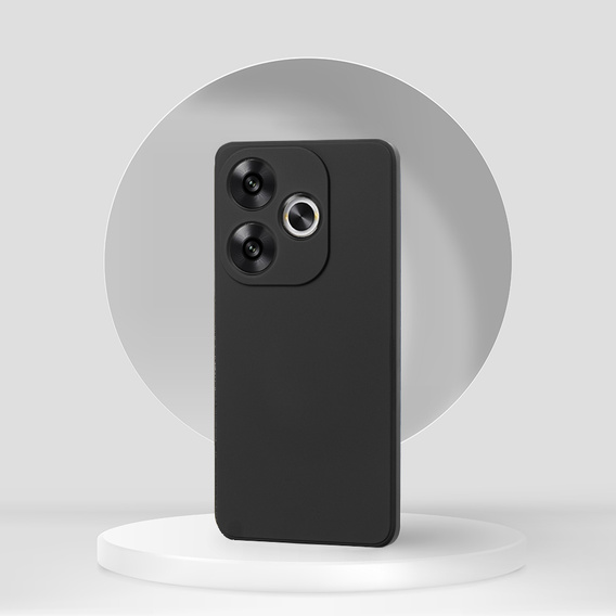 Etui do Xiaomi Poco F6, Silicone Lite, czarne
