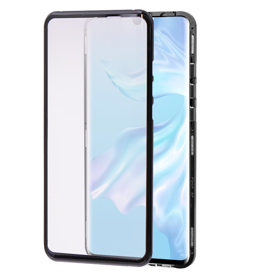 Etui do Huawei P30 Pro, ERBORD Glass Armor Leather, czarne