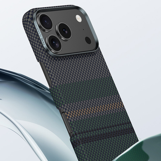 Etui BENKS Kevlar Magnetic Armor Air Aurora 600D do MagSafe do iPhone 17 Pro Max