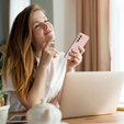 Etui silikonowe do Samsung Galaxy A17 5G, do MagSafe, różowe