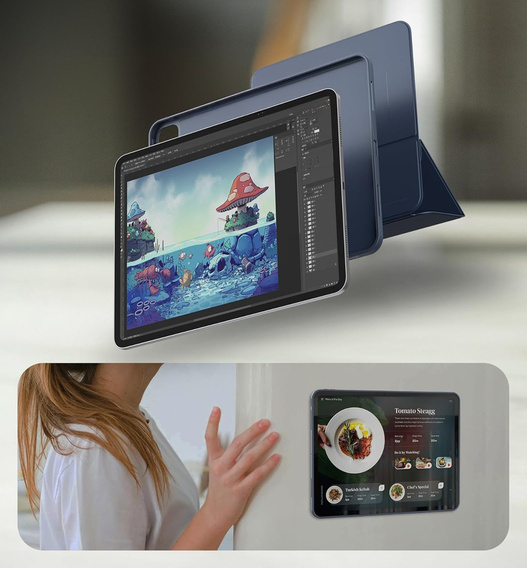 Dexnor – magnetyczne etui z podstawką do iPad Pro 13" 2024 (7. generacji) - niebieskie
