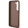 Etui GUESS do Samsung Galaxy S24+ Plus, 4G Bottom Stripe, brązowe