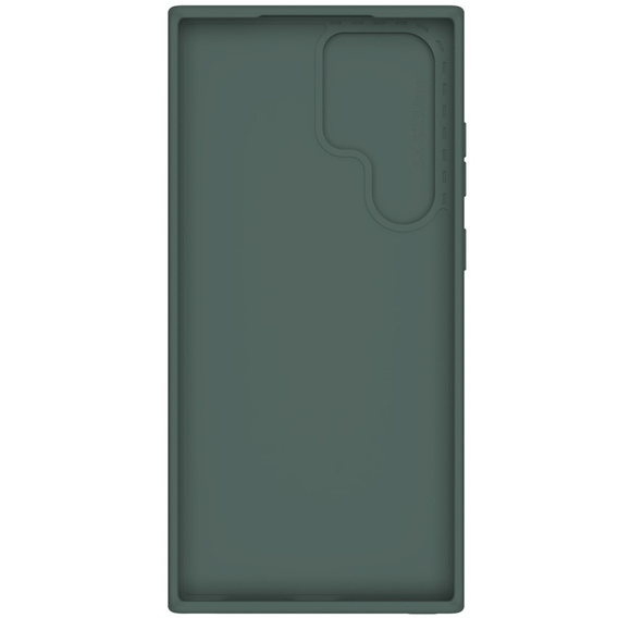 Etui NILLKIN do Samsung Galaxy S23 Ultra, Silicone CamShield Case do MagSafe, zielone