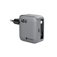 Ładowarka sieciowa GaN z kablem USB-C 45 W Forcell F-Energy