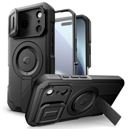 Etui Tech-Protect do iPhone 17 Pro, Kevlar MagSafe+, Czarne