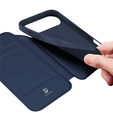 Etui Dux Ducis do iPhone 17 Air, Skin Pro, z klapką, z miejscem na kartę, granatowe