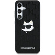 Etui Karl Lagerfeld do Samsung Galaxy S25 Ultra, Leather Monogram Choupette, czarne