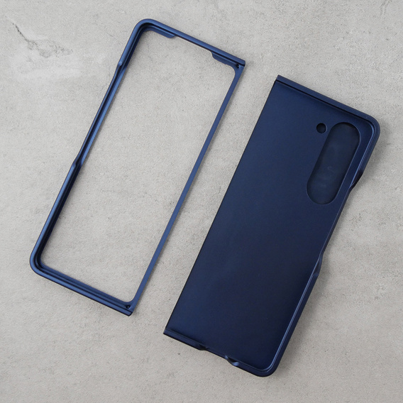Etui pancerne do Samsung Galaxy Z Fold5 5G, CamShield Slide, niebieskie