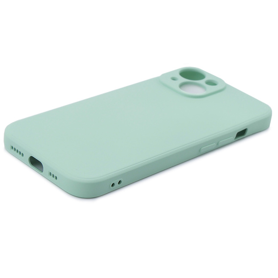 Etui do iPhone 15 Plus, Silicone Lite, miętowe