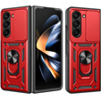Etui pancerne do Samsung Galaxy Z Fold5 5G, CamShield Slide, czerwone