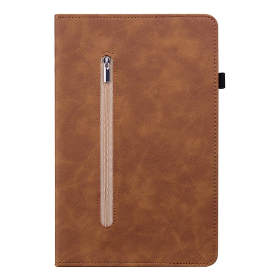 Etui do Lenovo Tab P11 Pro Gen 2 TB132FU TB132XU 11.2", Wallet Pen Slot, brązowe