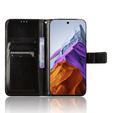 Etui z klapką do Google Pixel 9 / Google Pixel 9 Pro, Crazy Horse Wallet, czarne