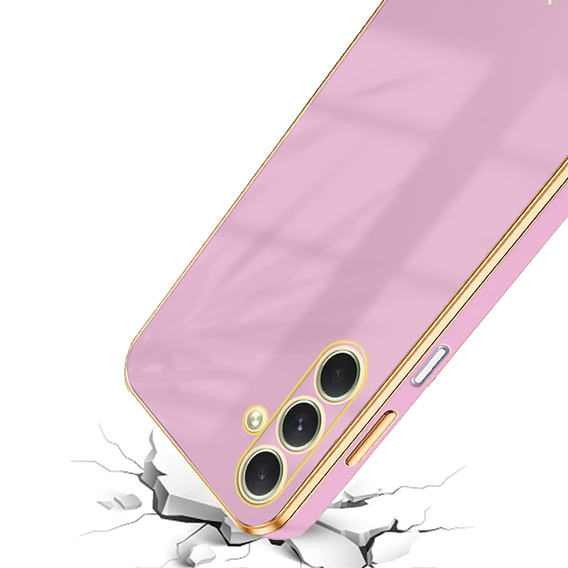 Etui do Samsung Galaxy A54 5G, Glamour CamShield, fioletowe