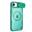 Etui do iPhone 16e, pancerne Nillkin, Icelade Prop, do Magsafe z osłoną aparatu, zielone