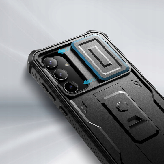 Etui Tech-Protect do Samsung Galaxy A55 5G, Kevlar Cam+, Czarne
