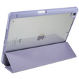 Etui do iPad 10.2" 2021/2020/2019 (9/8/7 gen.), Smartcase Hybrid, z miejscem na rysik, fioletowe