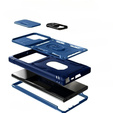 Etui pancerne do Samsung Galaxy S23 Ultra, CamShield Slide, niebieskie