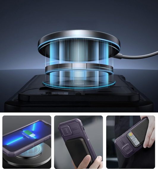 Etui pancerne Dexnor CamProtect z MagSafe do iPhone 12 Pro Max / 13 Pro Max