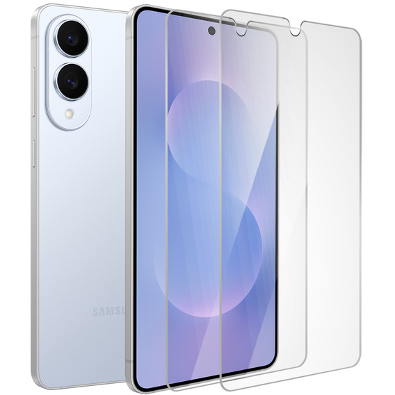 2x Szkło Hartowane ERBORD 9H Hard Glass do Samsung Galaxy S25 Edge – codzienna ochrona w eleganckim wydaniu