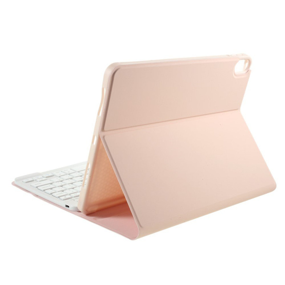 Etui z klawiaturą do iPad Air 10.9" 2022/2020 (5/4 gen.), różowe rose gold