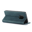 Etui CASEME do Xiaomi do Redmi Note 9s / 9 Pro, Leather Wallet Case, niebieskie