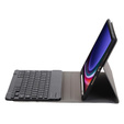 Etui z klawiaturą do Samsung Galaxy Tab S9, Leather Pen Slot, czarne