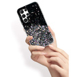 Etui do Samsung Galaxy S22 Ultra 5G, Glittery, czarne